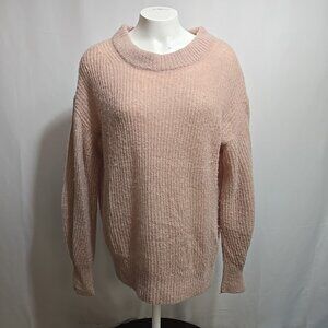 Everlane Chunky Knit Sweater Womens Size Small Light Pink Alpaca Blend